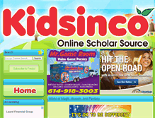 Tablet Screenshot of kidsinco.com